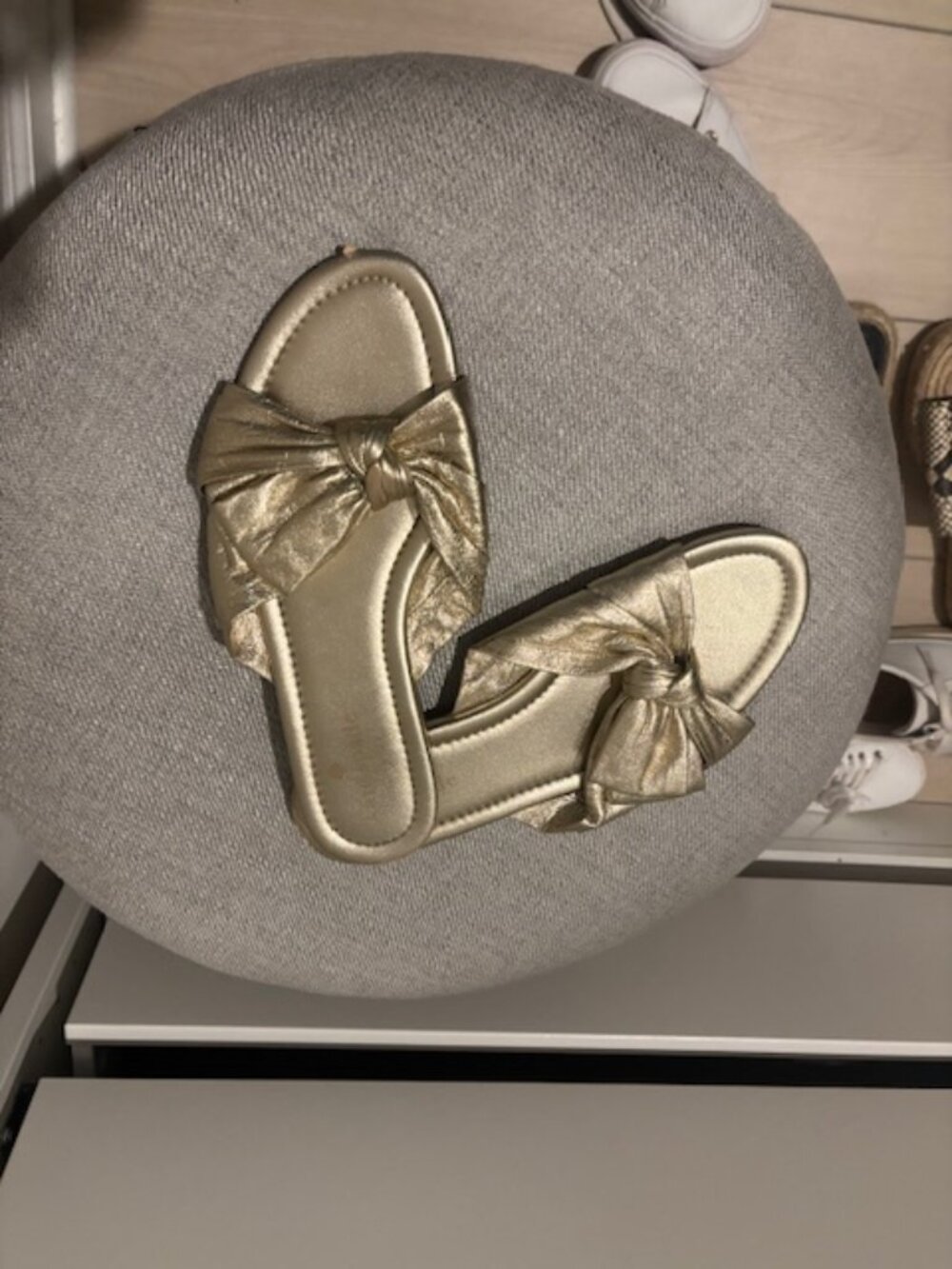 Kate Spade Metallic Gold Slide